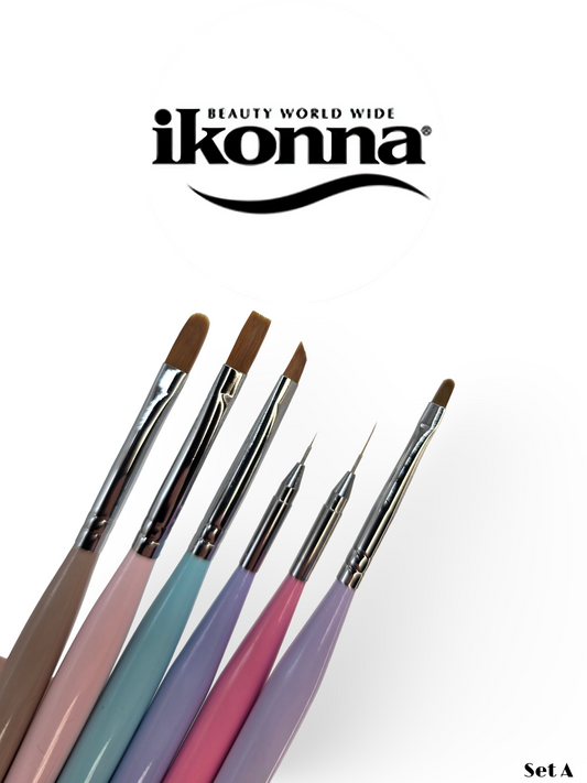 Ikonna Nail Art Brush Set C