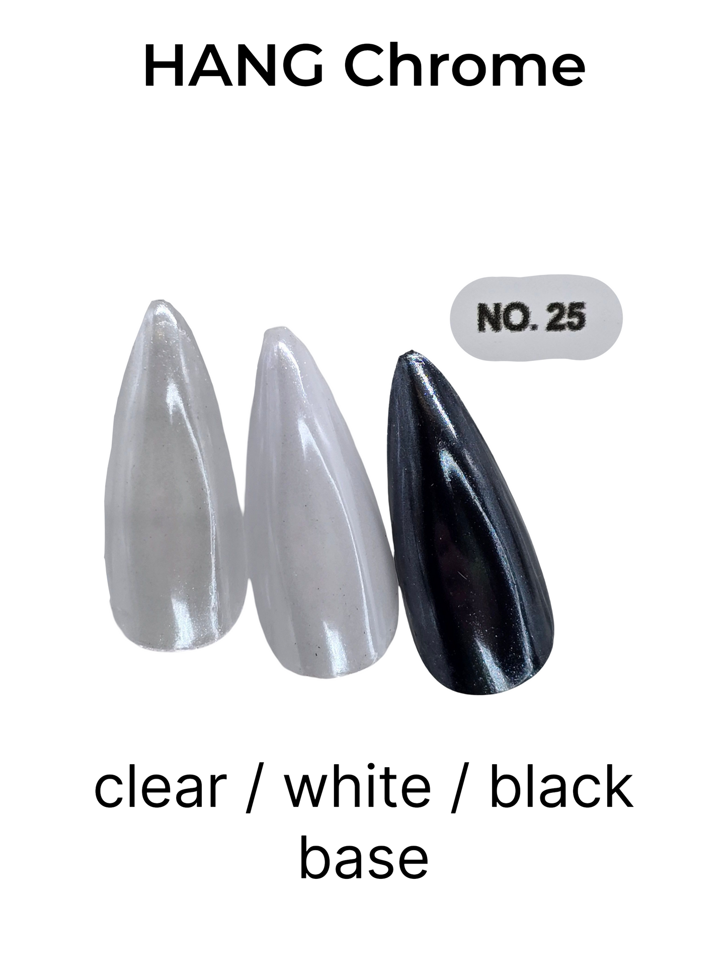 Hang Chrome Powder - #25 Glass / Clear - 3 grams