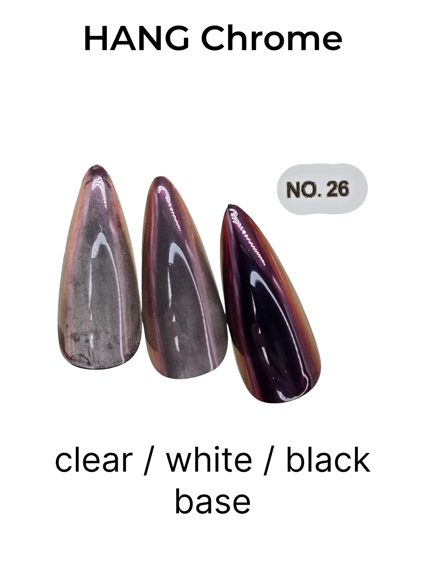 Hang Chrome Powder - #26 Black Rose - 1 grams