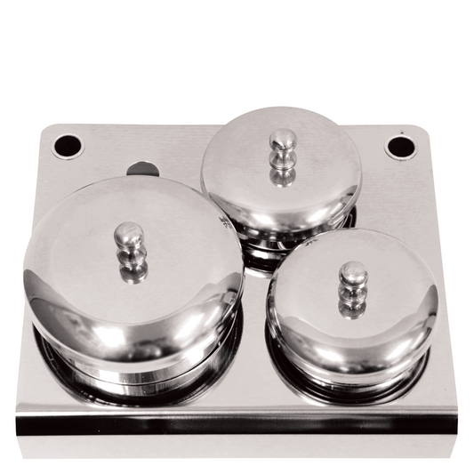 Manicure Liquid & Powder Jar Set - 3 pc.