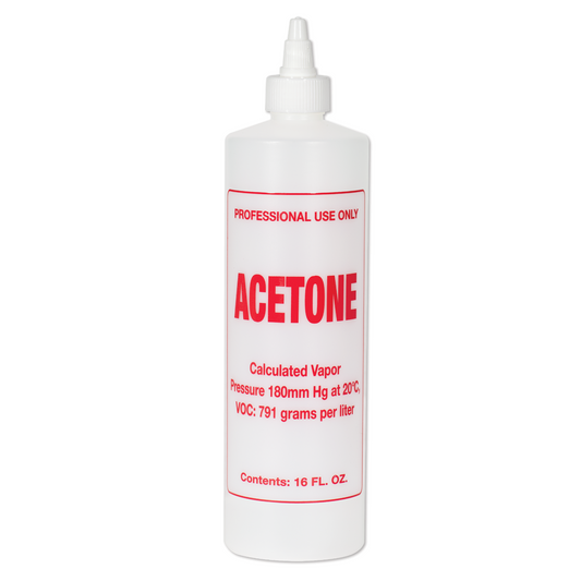 Empty Acetone Bottle 16oz