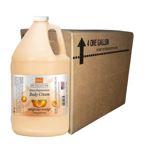 Be Beauty Honey Regeneration Body Cream – Tangerine-Orange (Case of 4 Gallons)