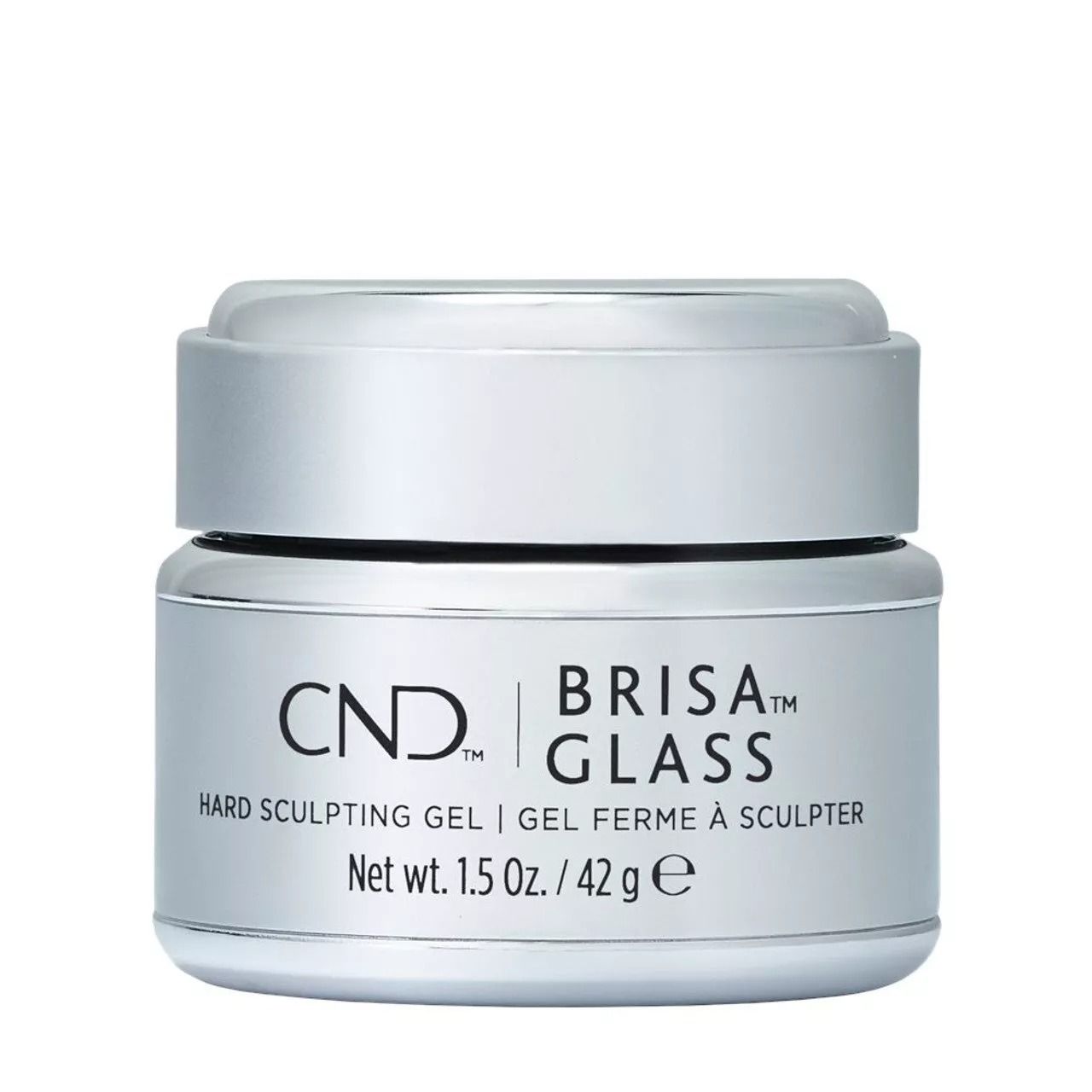 CND Brisa Gel Glass Hard Sculpting Gel (Clear) 1.5oz