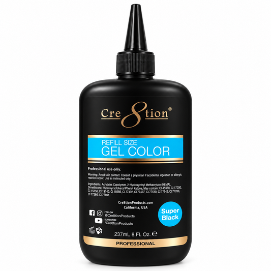 Cre8tion super black refill 8 oz