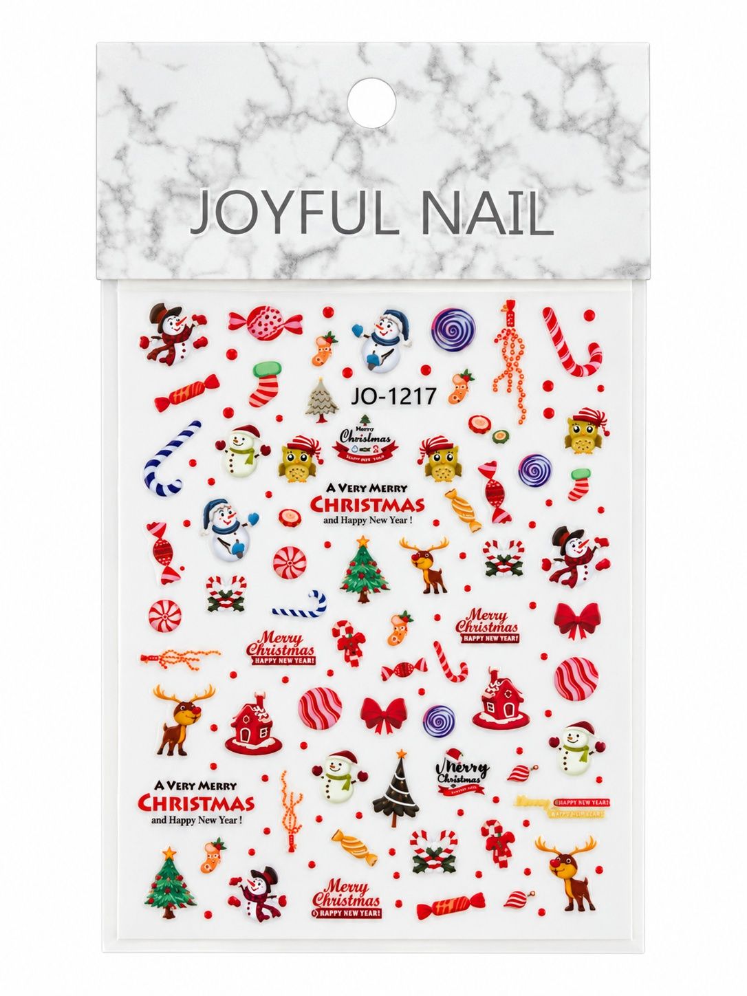 Joyful Nail Christmas stickers