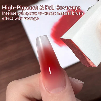 9 Colors 4 In 1 Pat Painting Gel Crimson Flicker