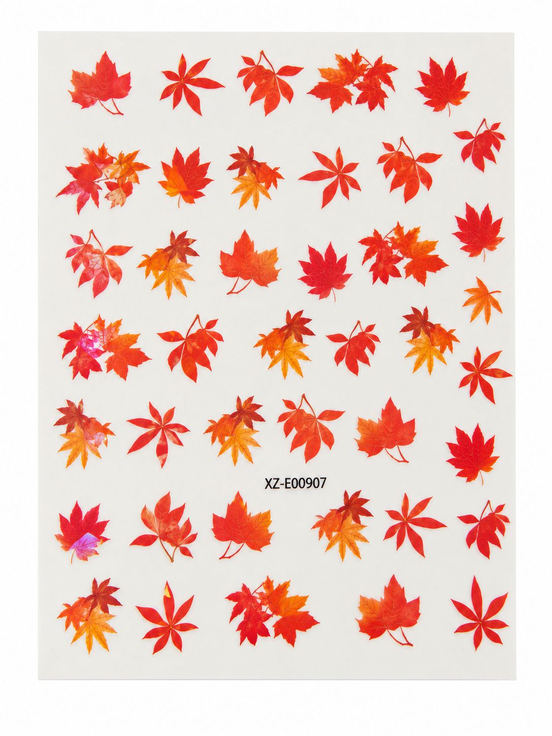 Fall stickers-nail art