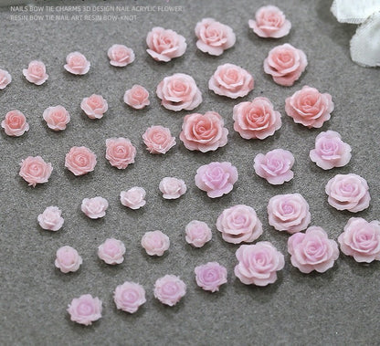 6 grid resin floral rhinestones