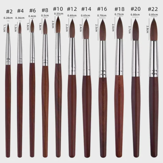 80% kolinsky acrylic brush #14