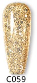 Born Pretty gel - c059 Champaign Gold Sequins