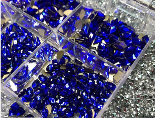 Blue round stone