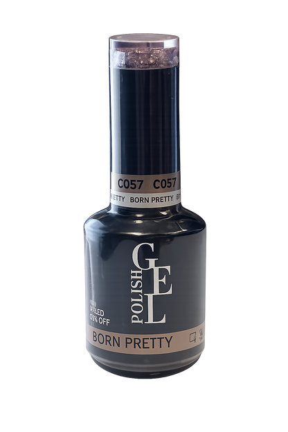 Born Pretty gel - c057 Light Gold Holo Glitter