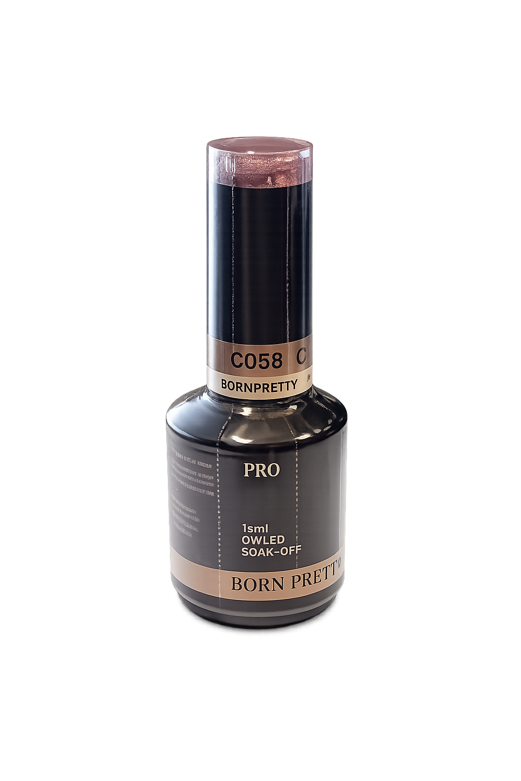 Born Pretty gel - c058 Rose Gold Sequins