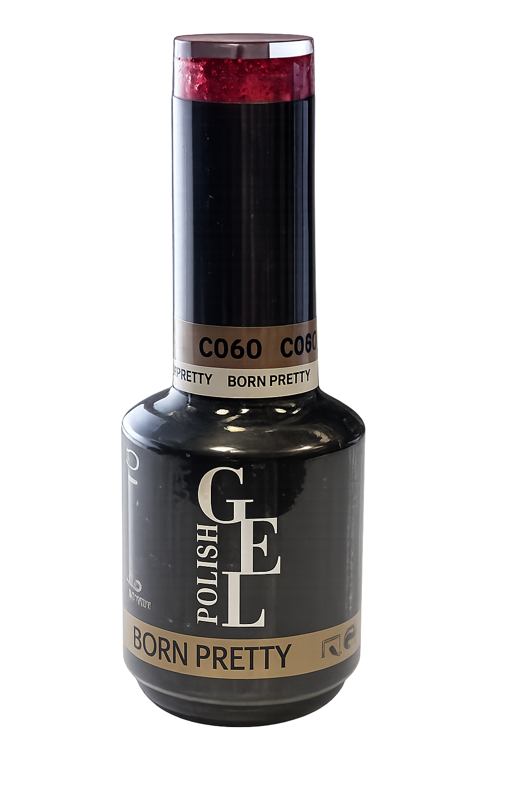 Born Pretty Gel Polish C060 - Red Sequins
