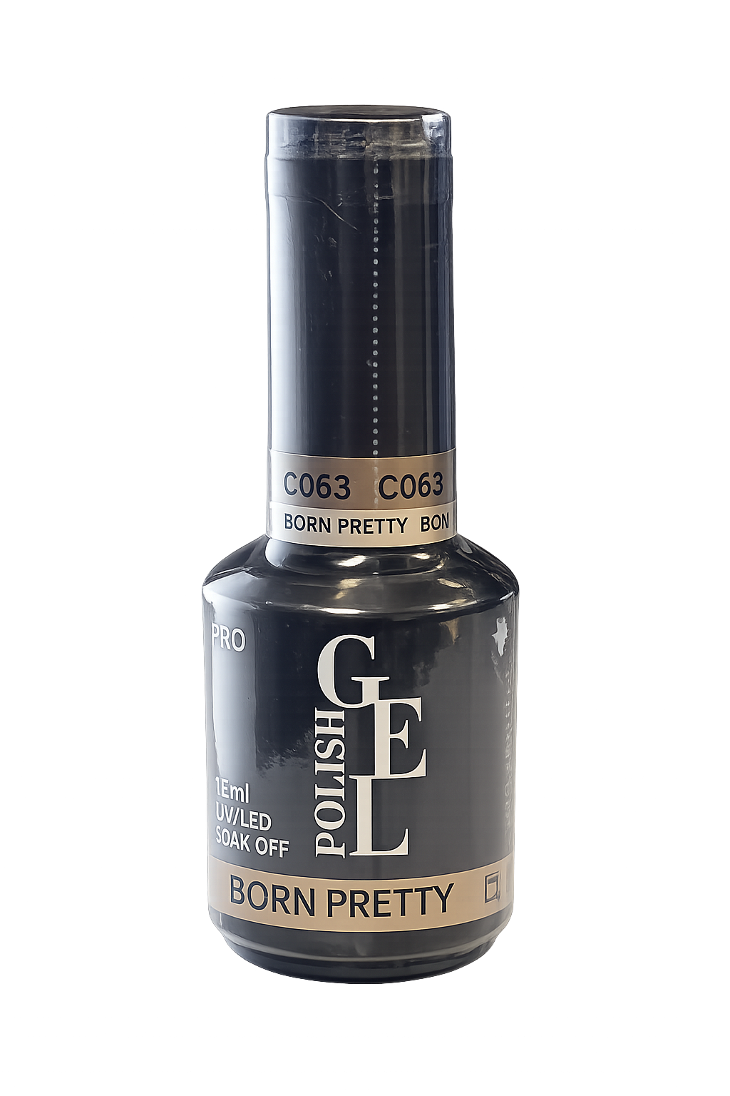 Born Pretty gel - c063 Holo Black Shimmer