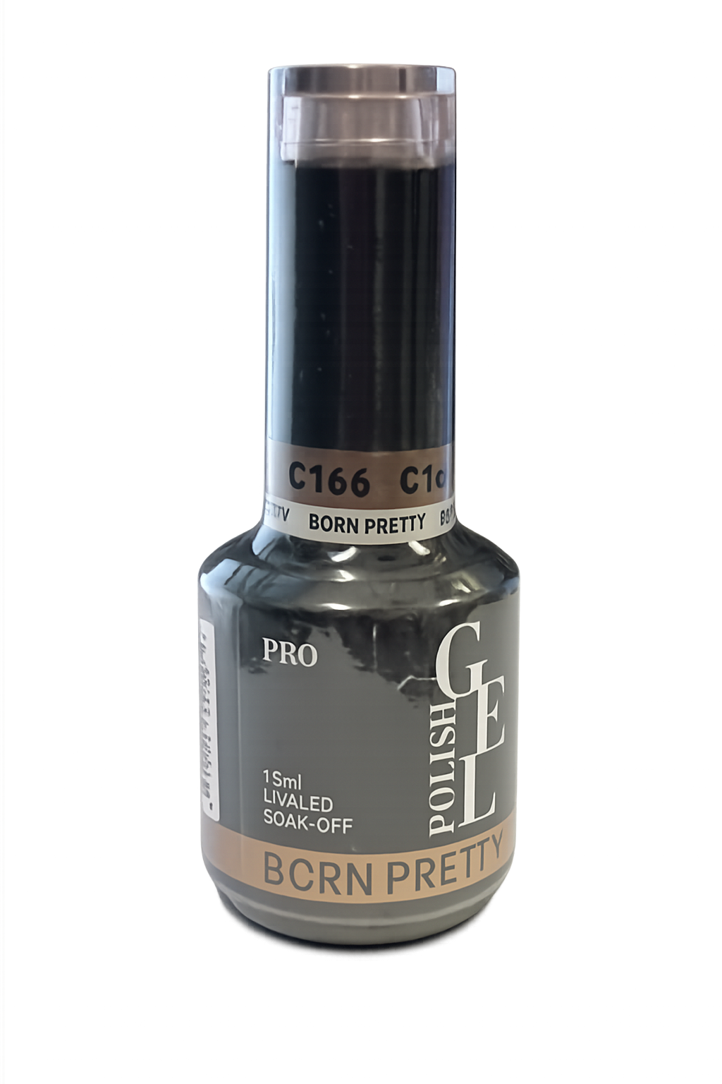 Born Pretty jelly C166 Dark Nude