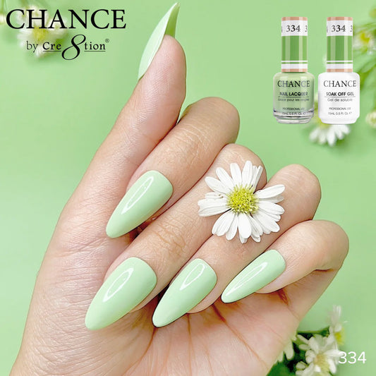 Chance Gel and Lacquer Nail Polish Duo 334