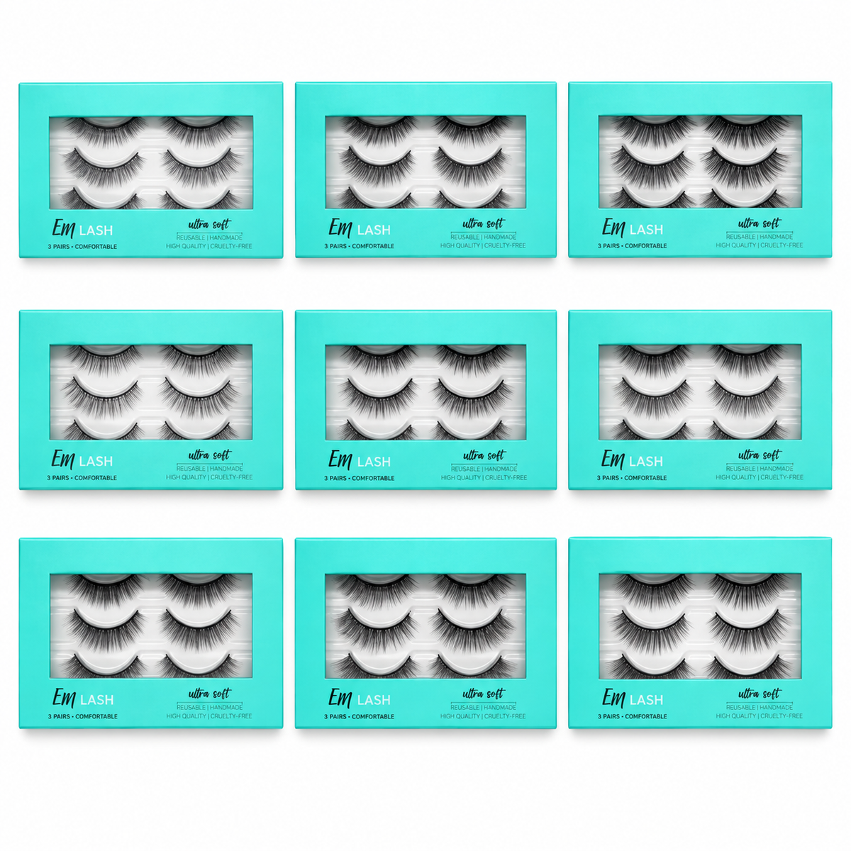 Em Beauty lashes - FGP (3 pairs)