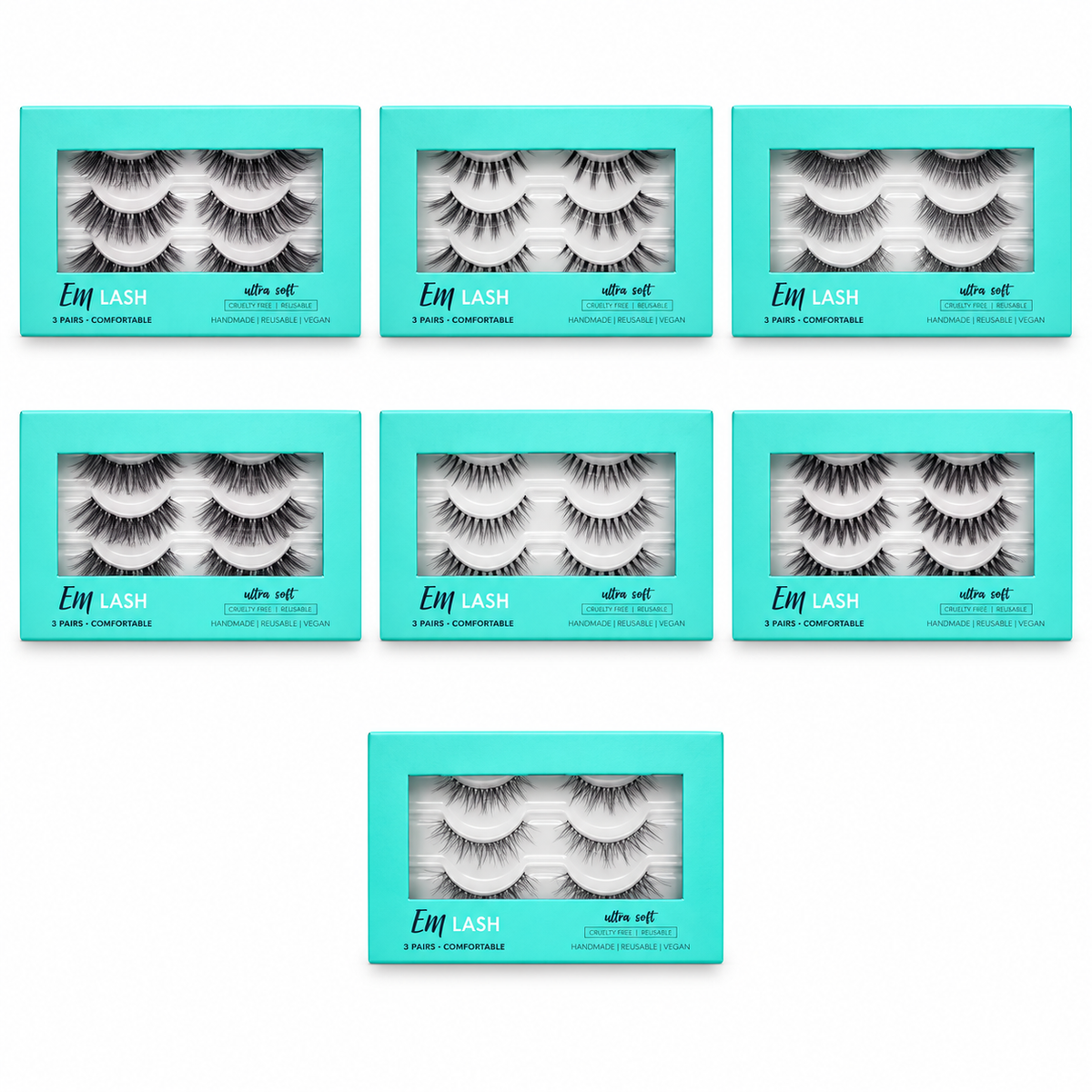 Em Beauty lashes - FGR (3 pairs)