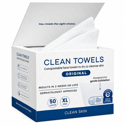 Clean skin disposable towels