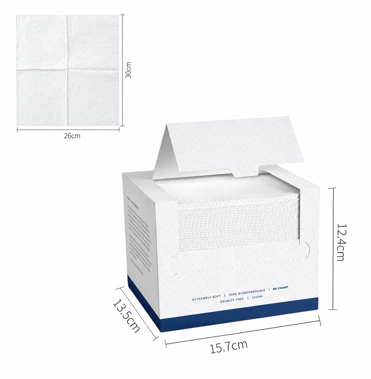 Clean skin disposable towels