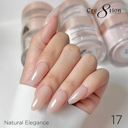 Cre8tion Acrylic Powder 4 Oz - Natural Ombre 17