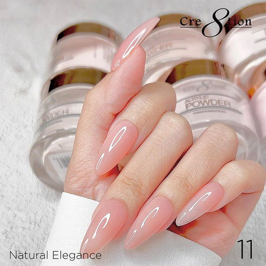 Cre8tion Acrylic Powder 4 Oz - Natural Ombre #11