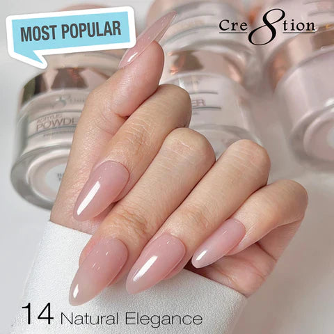 Cre8tion Acrylic Powder 4 Oz - Natural Ombre #14