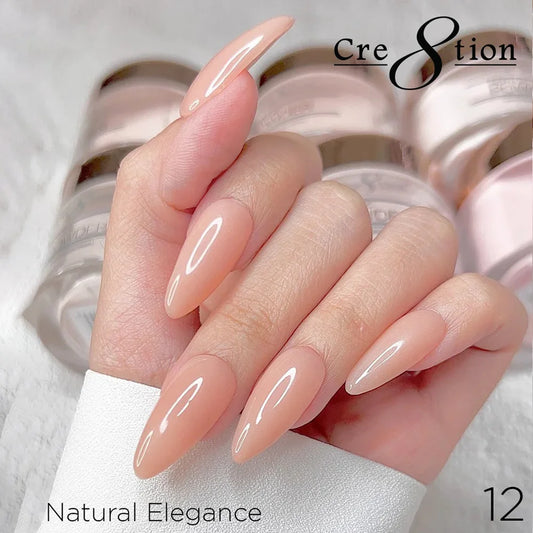 Cre8tion Acrylic Powder 4 Oz Natural Ombre #12