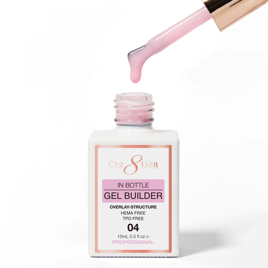 Cre8tion Gel Collection - Overlay Brush on Builder 0.5oz 04 Pink Cloud Over Paris