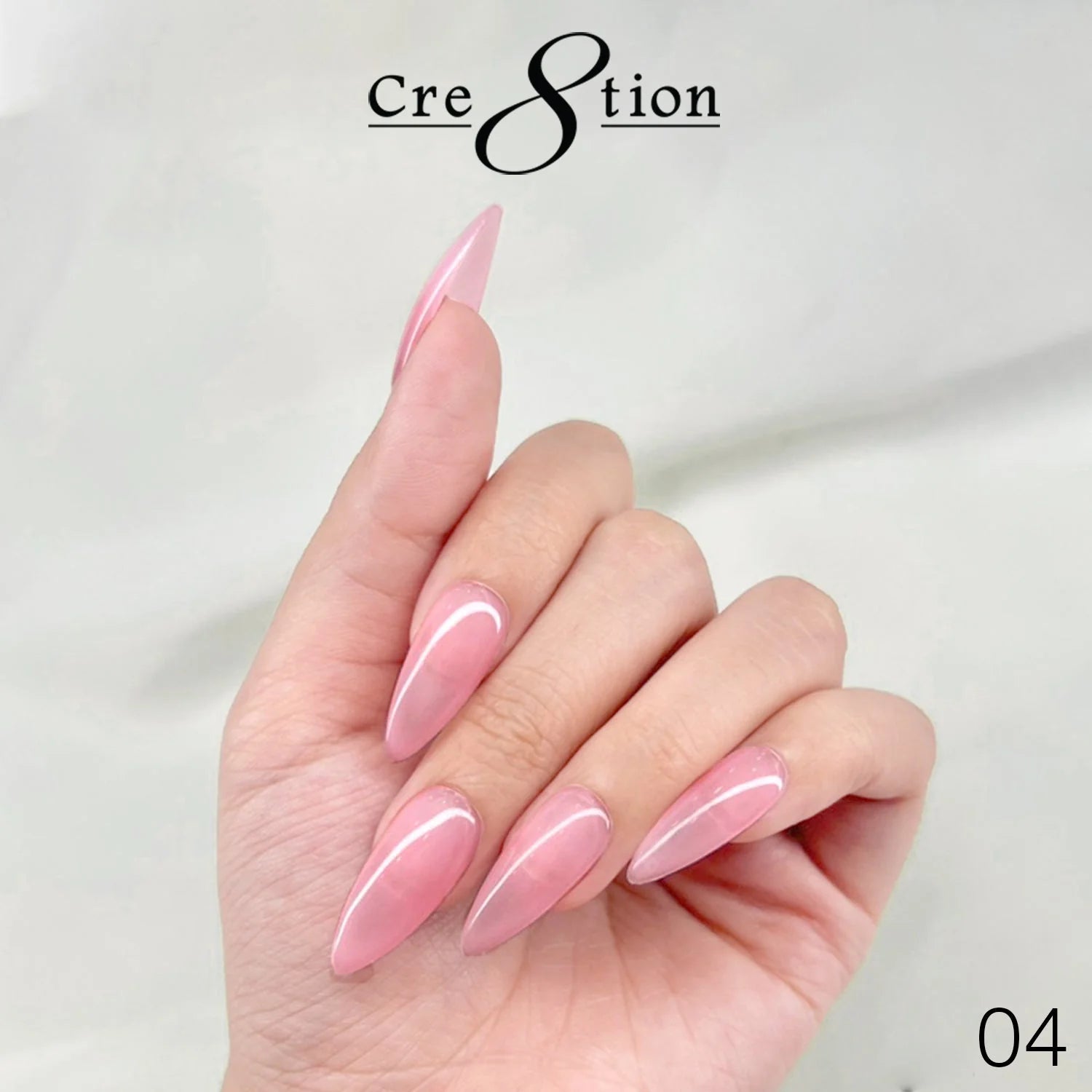 Cre8tion Gel Collection - Overlay Brush on Builder 0.5oz 04 Pink Cloud Over Paris
