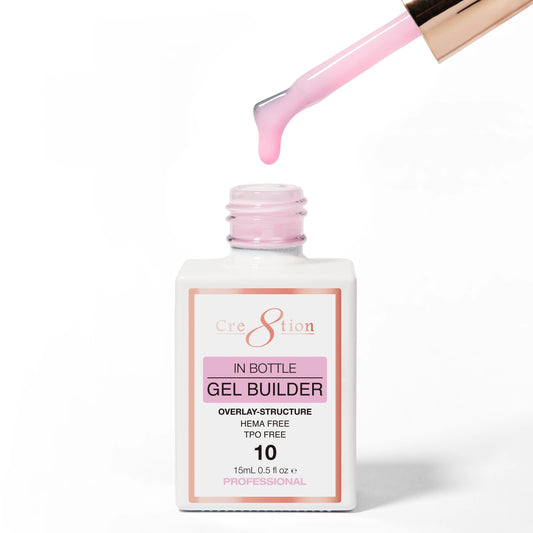 Cre8tion Gel Collection - Overlay Brush on Builder 0.5oz 10 Frosted Pink Gardenia