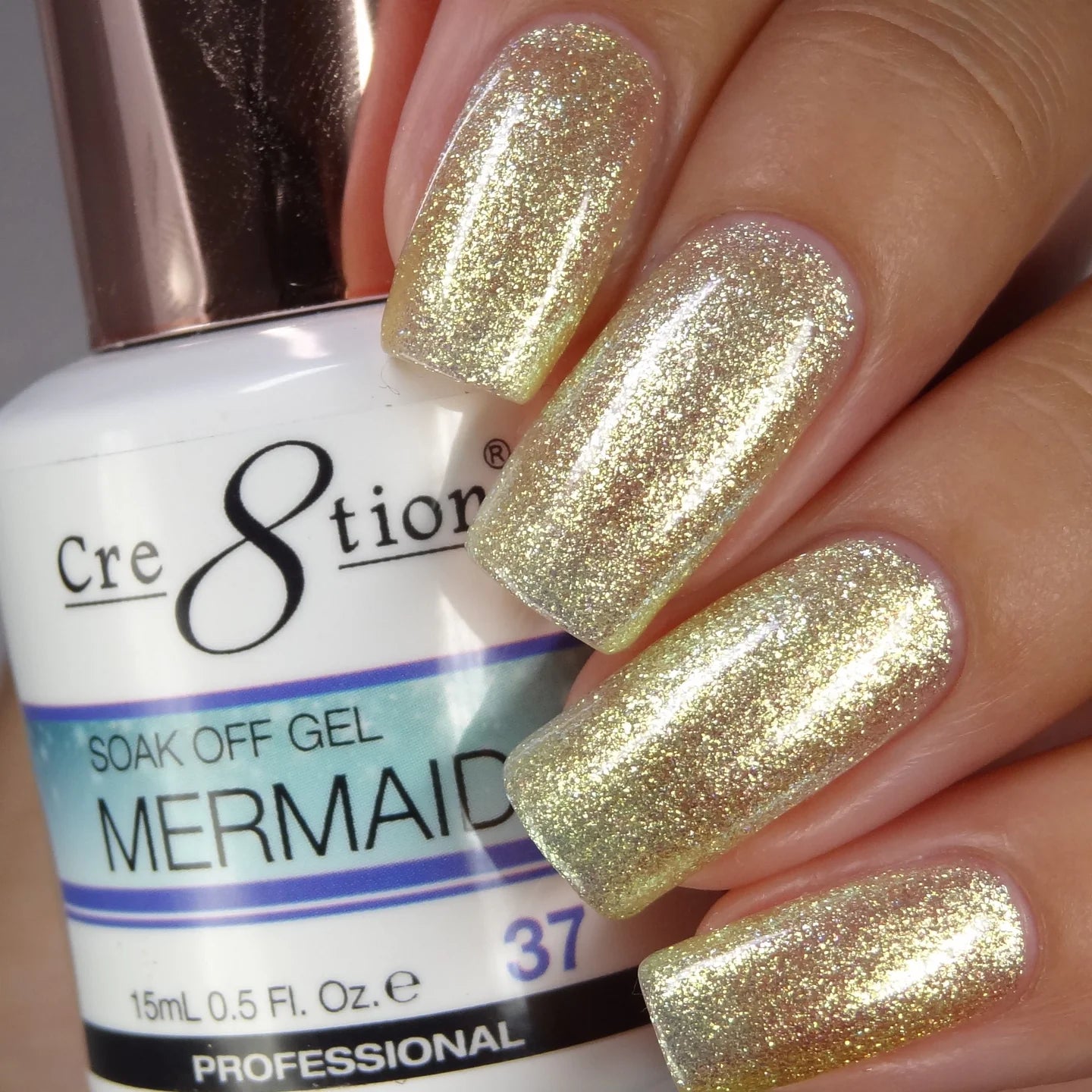 Cre8tion Mermaid Soak Off Gel .5oz MM37