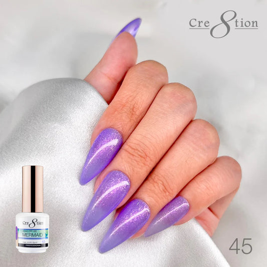 Cre8tion Soak Off Gel - Mermaid Collection #45
