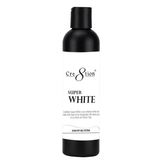 Cre8tion Super White Gel Refill, 8oz