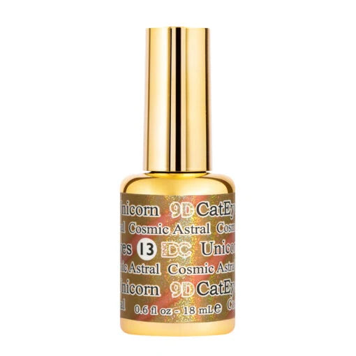 DC 9D Cat Eye Unicorn 13 Cosmic Astral Gel Nail Polish