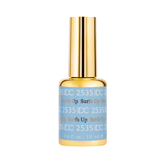 DC Gel Nail Polish 2535 Surfs Up Pastel Blue