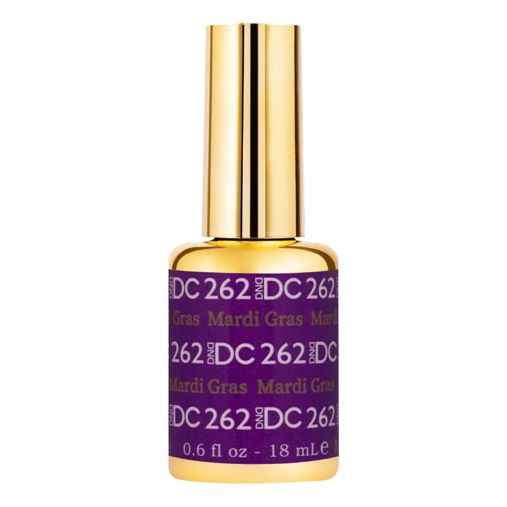 DC Gel Nail Polish 262 Mardi Gras