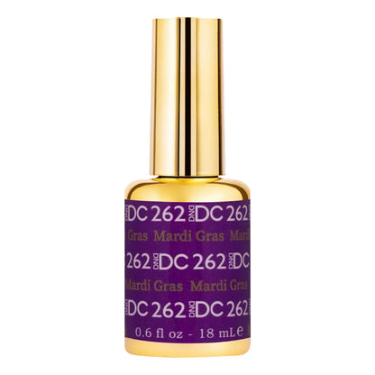 DC Gel Nail Polish 262 Mardi Gras