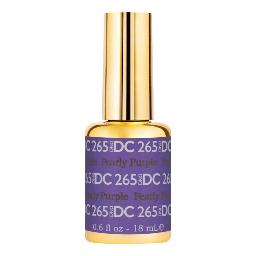 DC Gel Nail Polish 265 Pearly Purple