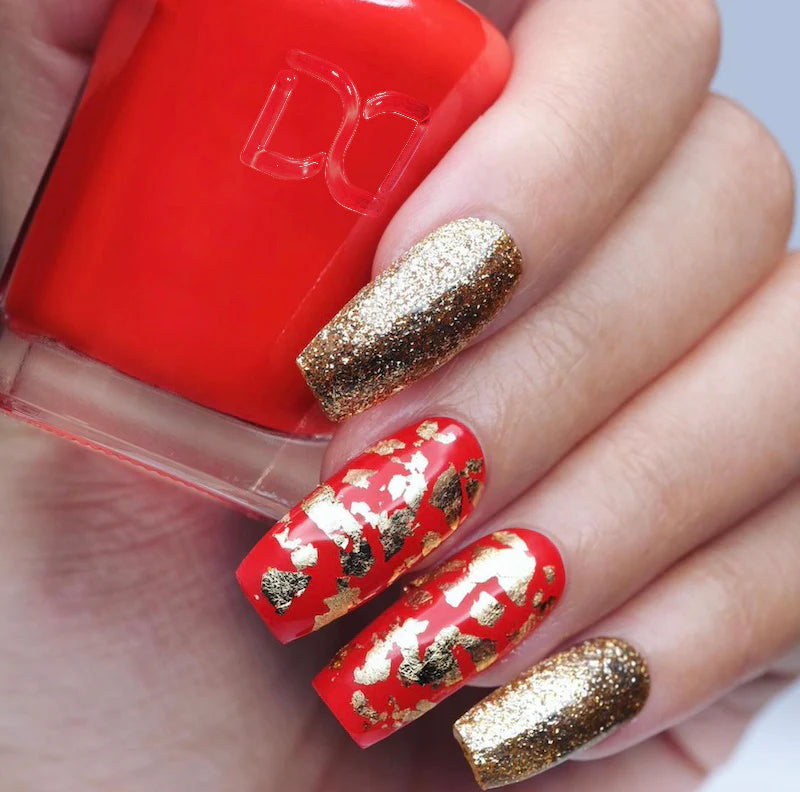 DC Platinum Gel Nail Polish 208 Golden