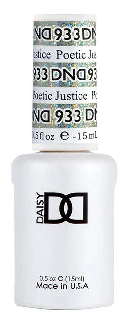 DND gel 933 Super Platinum Glitter