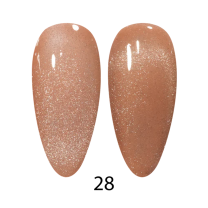 DND DC 9D Cat Eye Creamy 28 Caramel Lullaby
