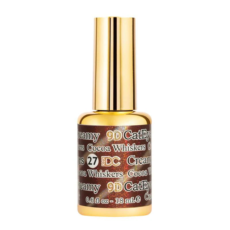 DND DC 9D Cat Eye Gel Nail Polish 27 Cocoa Whiskers