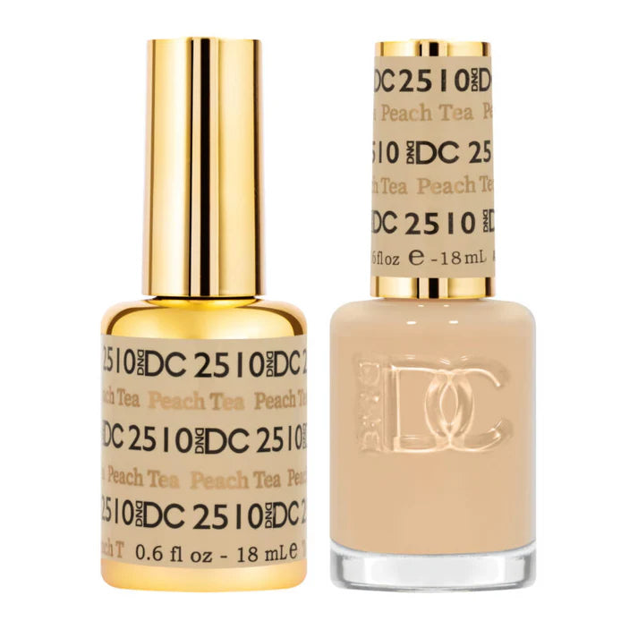 DND DC Duo Gel and Lacqur Nail Polish 2510 Peach Tea