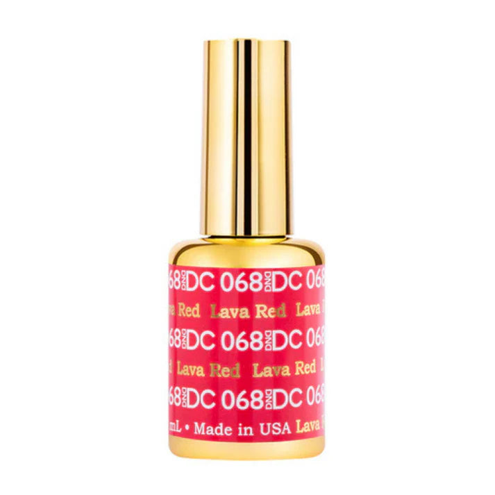 DND DC Gel Nail Polish 068 Lava Red