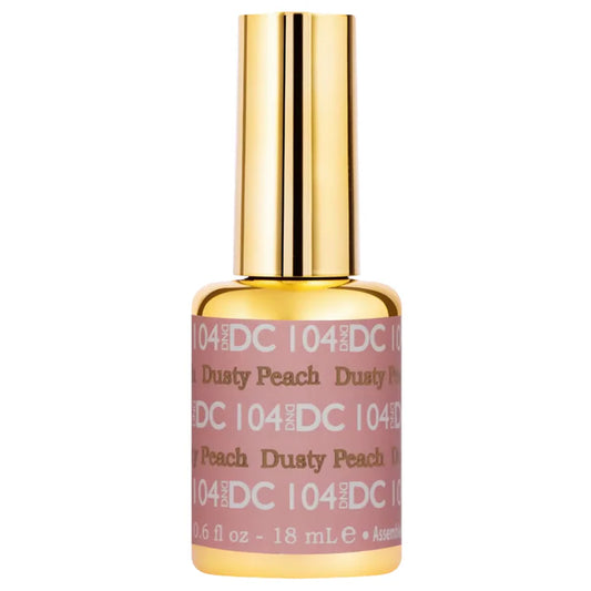 DND DC Gel Nail Polish 104 Dusty Peach