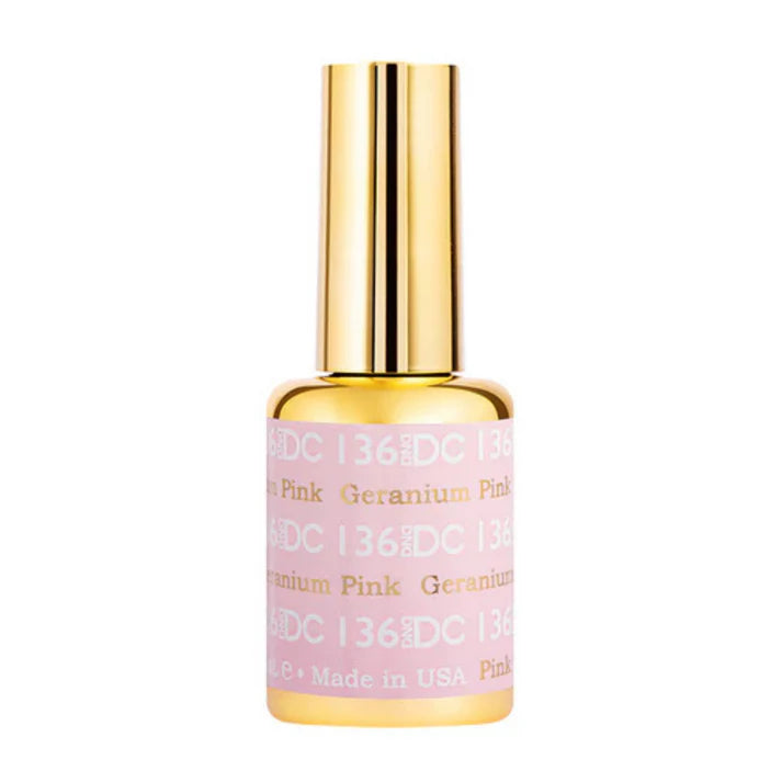 DND DC Gel Nail Polish 136 Geranium Pink