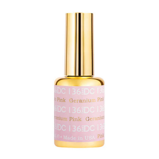 DND DC Gel Nail Polish 136 Geranium Pink