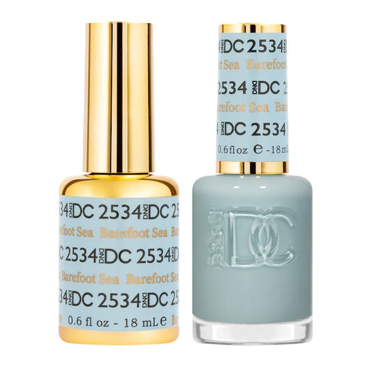DND DC Gel and Lacquer Duo 2534 Barefoot Sea